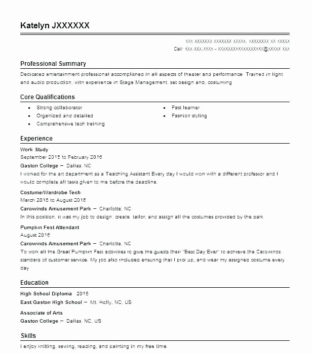 Production assistant Resume Examples Elegant Usyhnews
