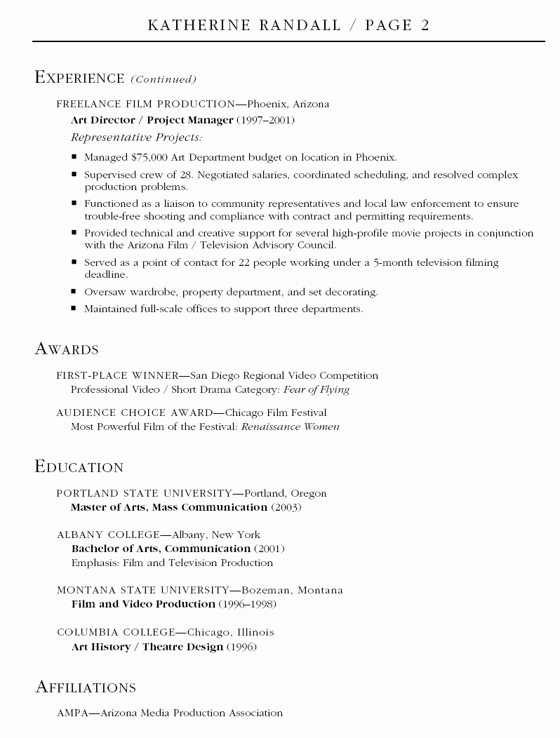 Production assistant Resume Examples New Production Resume Examples Production assistant Resume