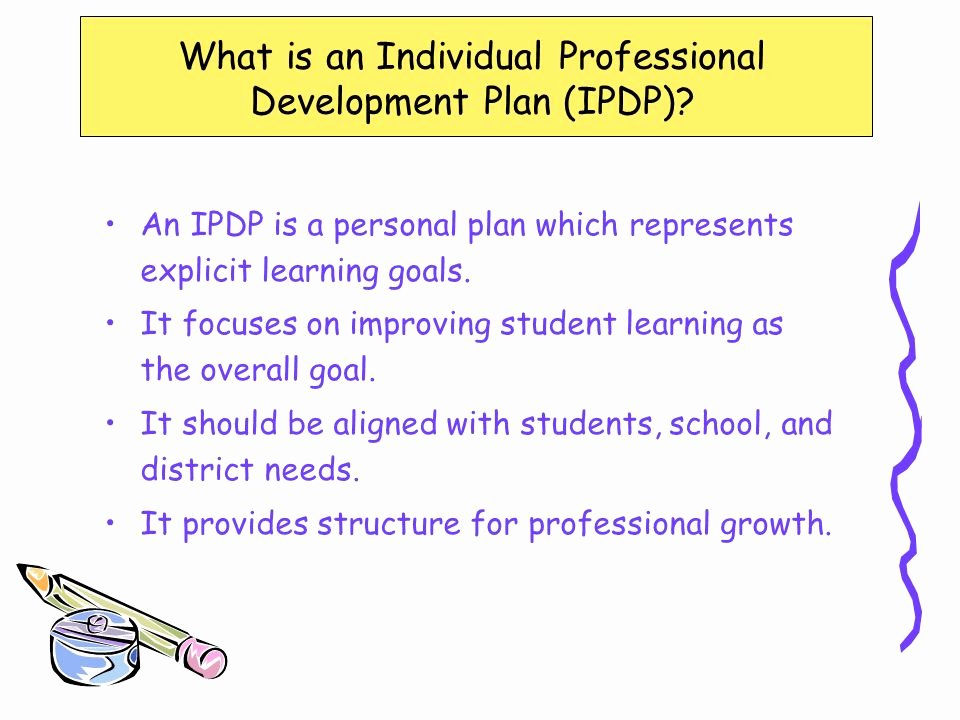 Professional Development Plan for Teachers Example Lovely Individual Professional Development Planning for Teachers