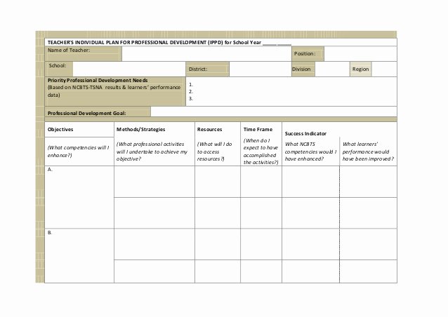 Professional Development Plan for Teachers Example Unique Index Of Cdn 15 2013 638