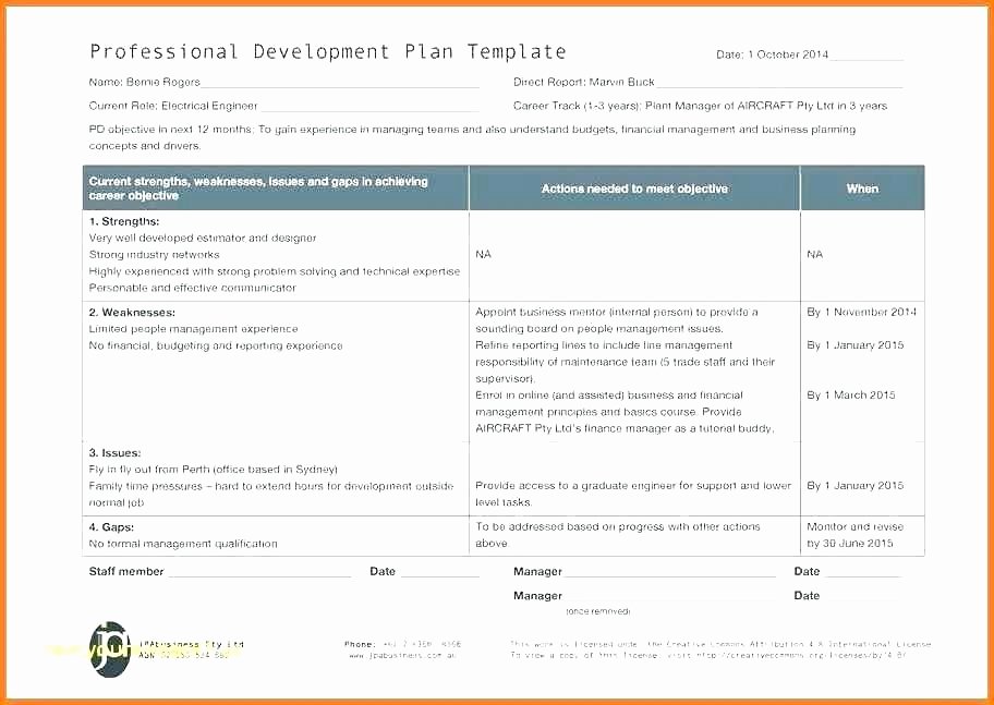 Professional Development Plan for Teachers Template Luxury Professional Development Template – Eunityfo