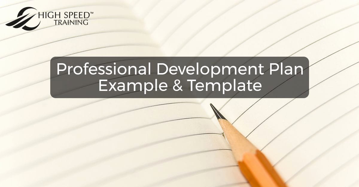 Professional Development Plan for Teachers Template New Free Professional Development Plan Example &amp; Template