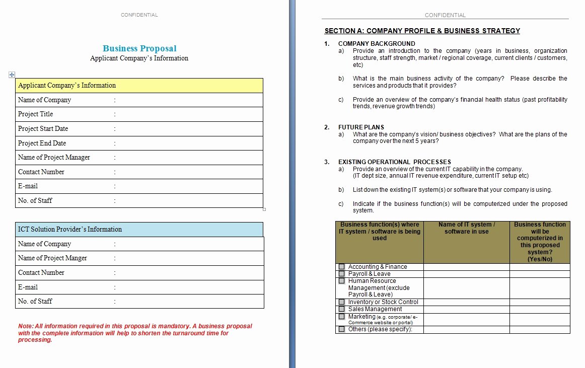 Professional Proposal Template Best Of Business Proposal Template Excel Xlts