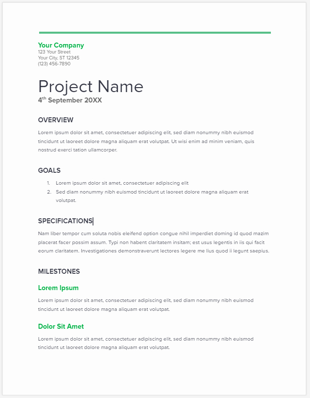 Professional Proposal Template Luxury 20 Free Project Proposal Template Ms Word Pdf Docx