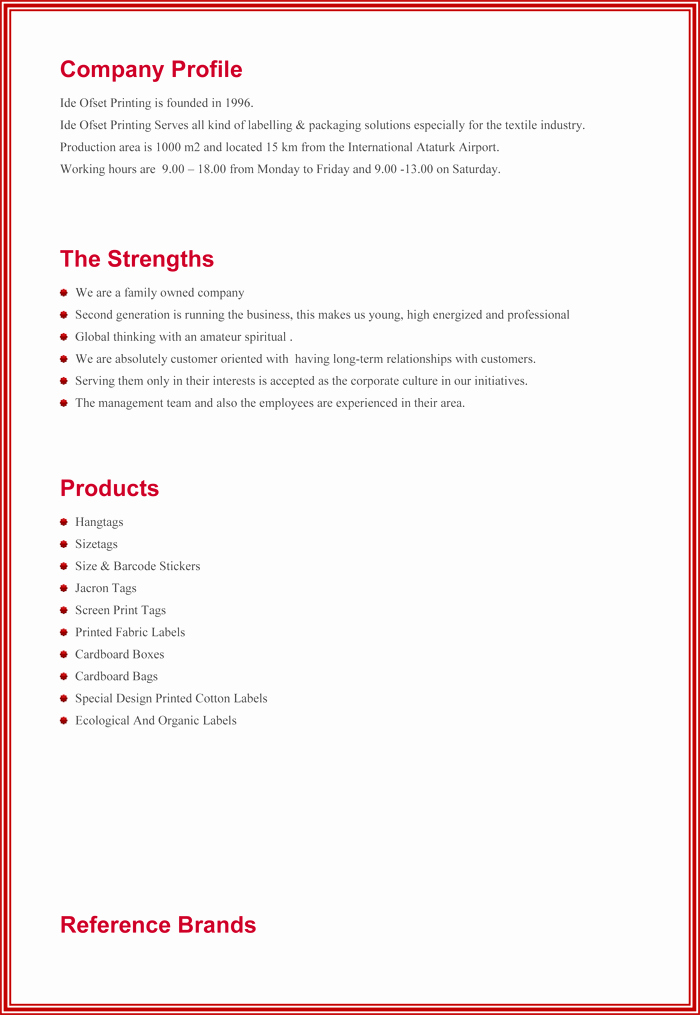 Profile Template Word Awesome Pany Profile Sample Templates Create A Professional