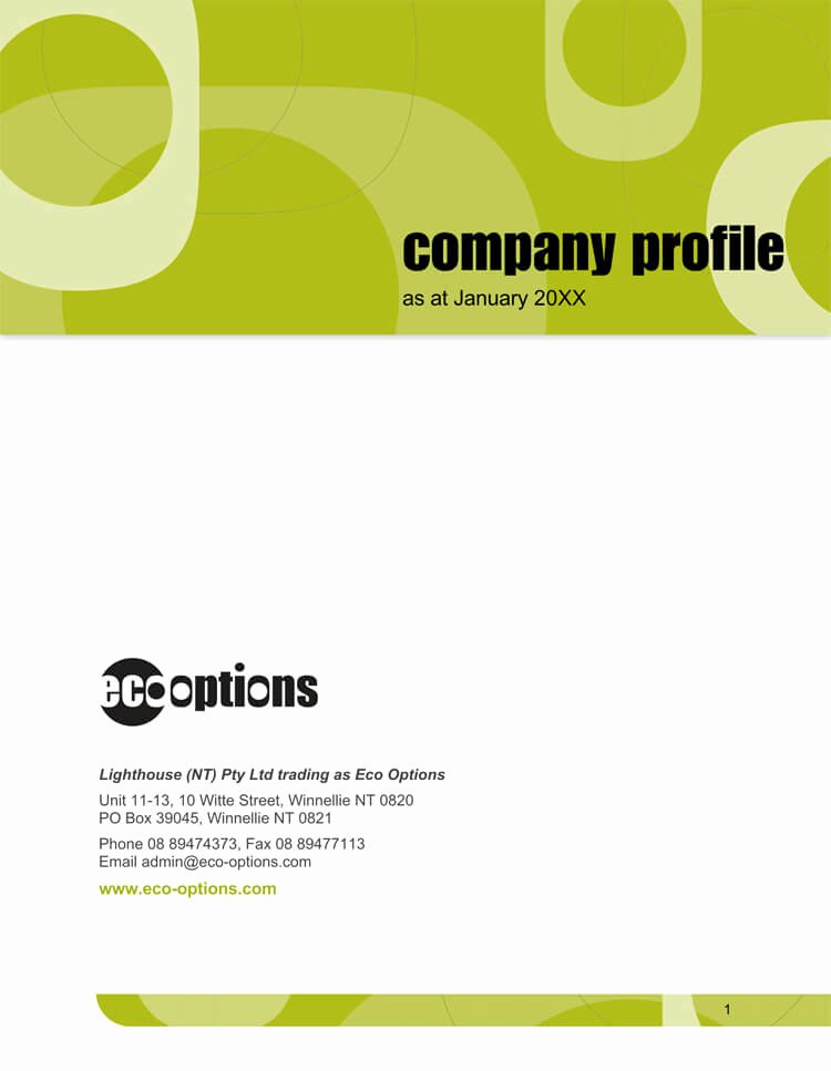 Profile Template Word New 20 Pany Business Profile Templates for Word