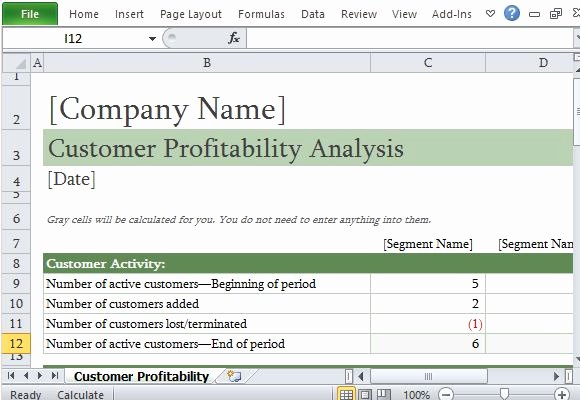 Profitability Analysis Template Luxury How to Easily Perform A Customer Profitability Analysis In