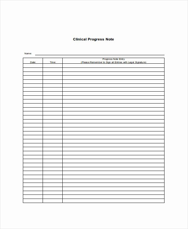 Progress Notes Template Beautiful 19 Progress Note Examples &amp; Samples Pdf Doc