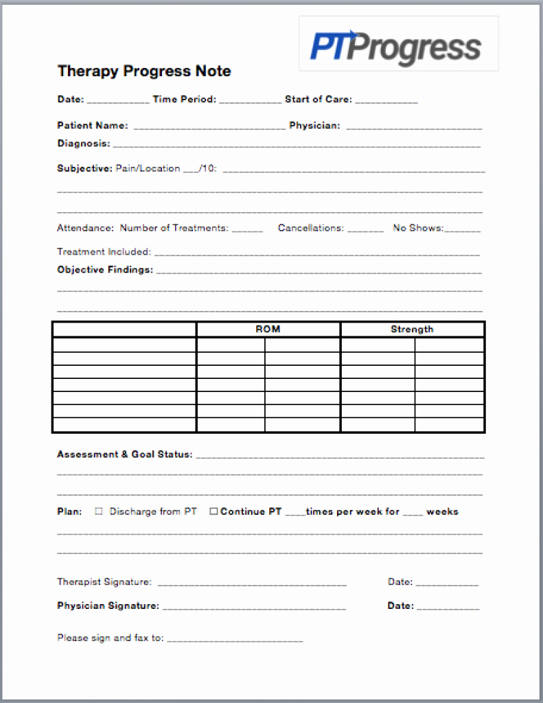 Progress Notes Template Luxury How to Write A Progress Note