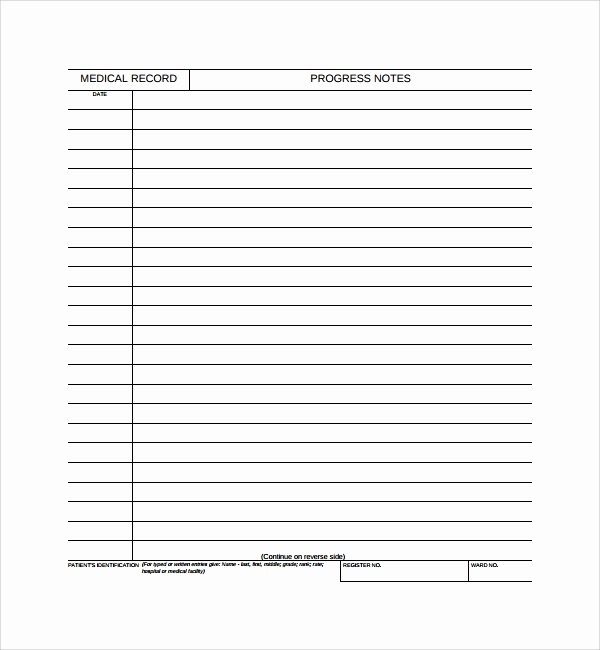 Progress Notes Template New 10 Progress Notes Templates