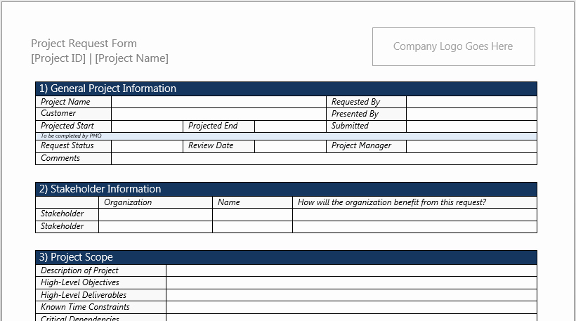 Project Charter Template Excel Unique Project Charter Template for Microsoft Word 2013