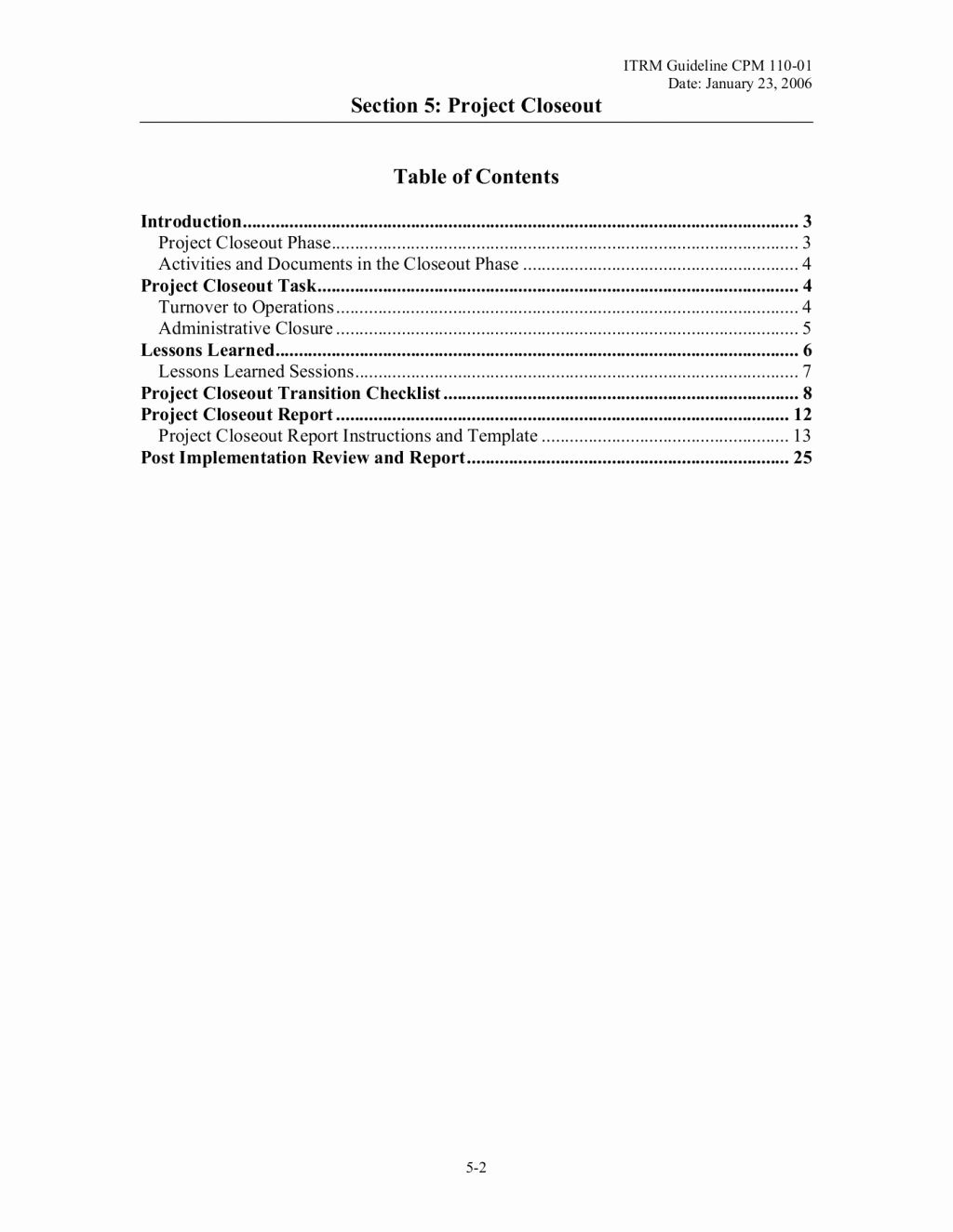Project Closeout Report Template Elegant Project Closeout Checklist Sample with Closure Template