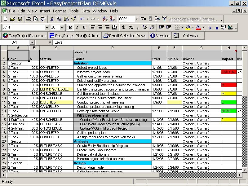 Project Plan Examples Excel Lovely Excel Project Plan Template