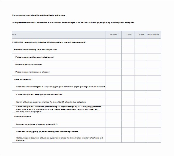 Project Plan Examples Excel Luxury Project Action Plan Template 12 Free Pdf Word format