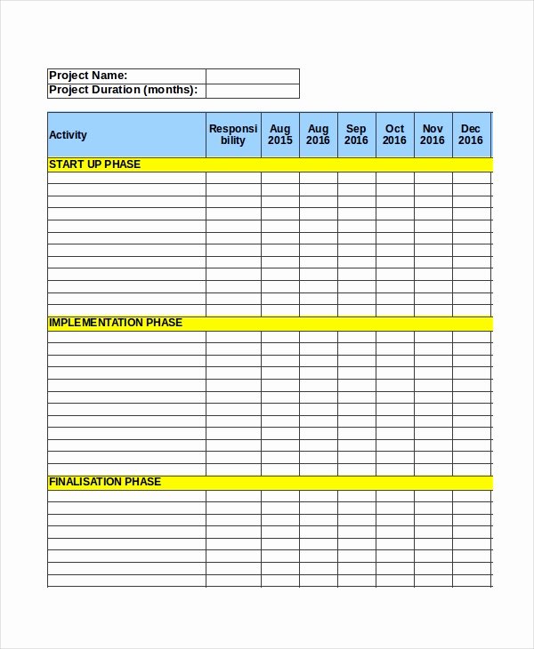 Project Plan Template Excel Free Best Of Excel Project Template 11 Free Excel Documents Download