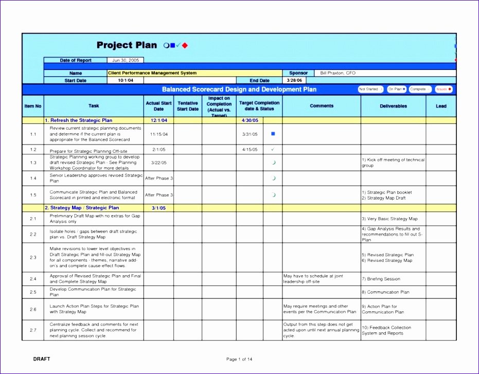 Project Plan Template Excel Free New 11 Project Planning Excel Template Free Exceltemplates