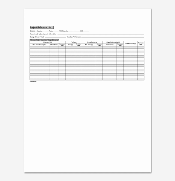 Project Recommendation Template Beautiful Project List Template 4 for Word Doc &amp; Pdf format