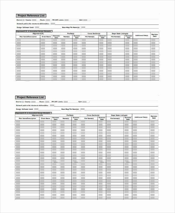 Project Recommendation Template Best Of Sample Reference List 9 Examples In Pdf Word