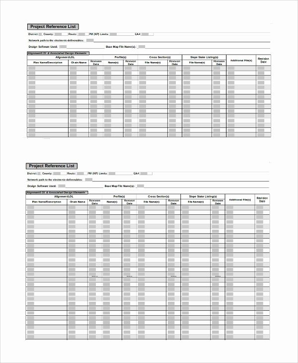 Project Recommendation Template Best Of Sample Reference List 9 Examples In Pdf Word