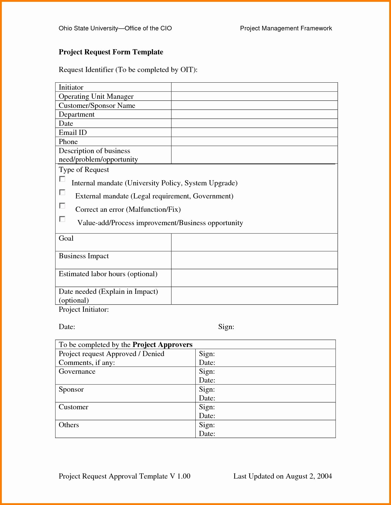Project Request form Template Elegant 24 Of Idea form Template