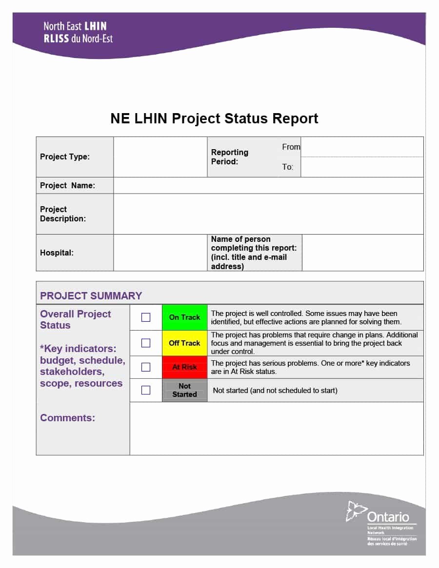 Project Status Meeting Template Fresh 40 Project Status Report Templates [word Excel Ppt]