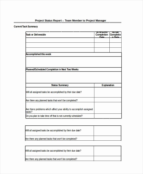 Project Status Report Template Excel Beautiful Excel Project Template 11 Free Excel Documents Download