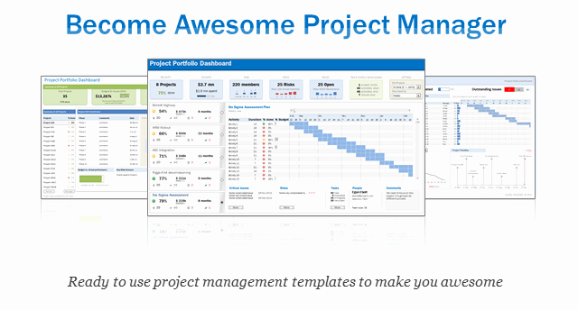 Project Status Template Excel Beautiful Excel Project &amp; Portfolio Management Templates Download