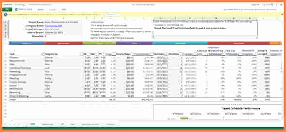 Project Status Template Excel Inspirational 7 Project Management Spreadsheet Template Excel