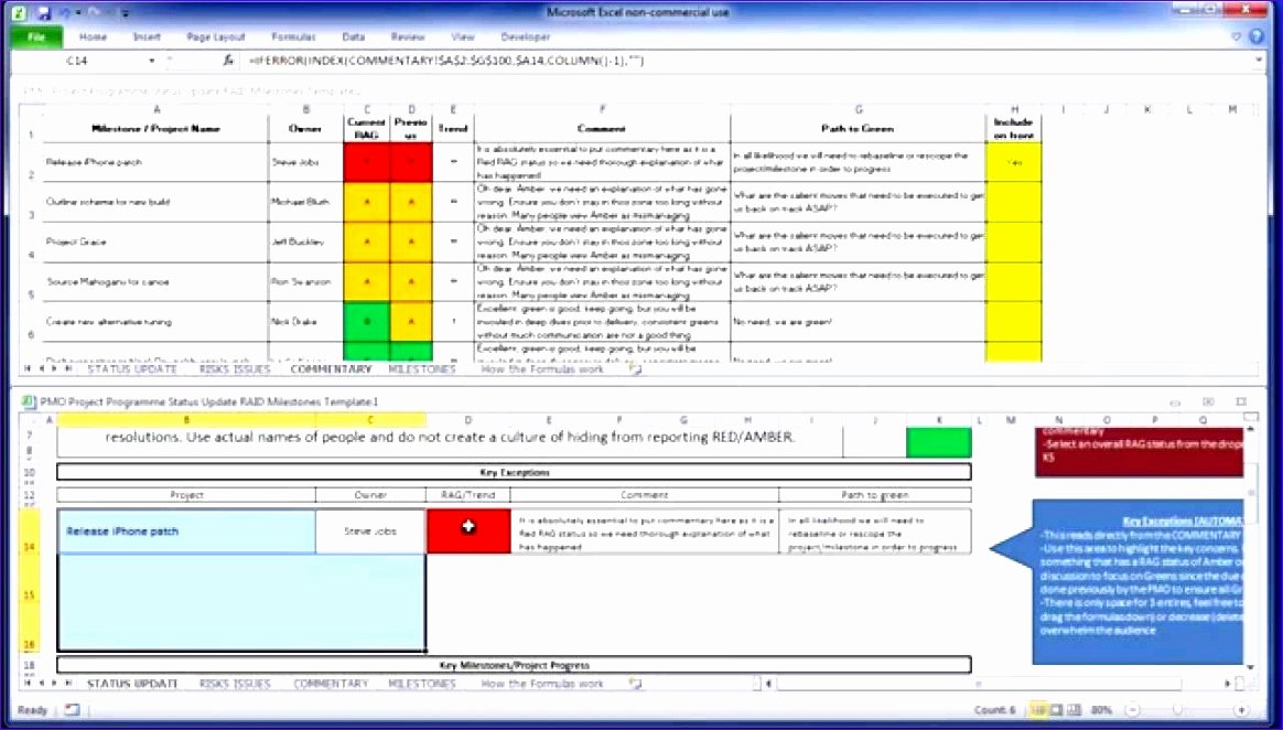 Project Status Template Excel New 6 Project Status Dashboard Template Excel Free