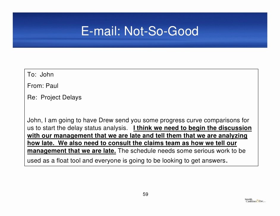 Project Status Update Email Sample Elegant Best Practices Project Documentation and Construction