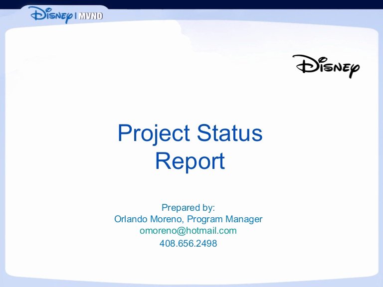 Project Status Update Email Sample Fresh Project Status Report Sample