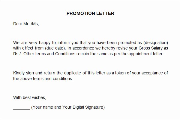 Promotion Announcement Letters Luxury 27 Sample Appraisal Letters Pdf Doc