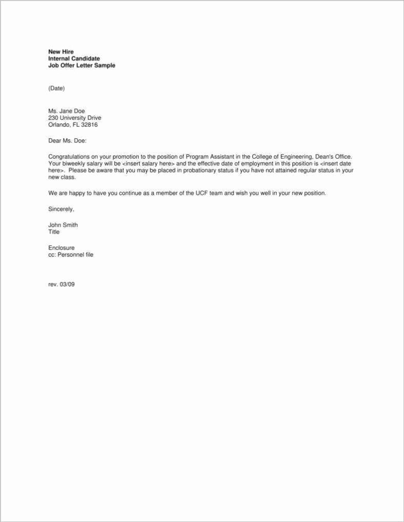 Promotion Announcement Letters New Promotion Announcement Letter Sample – Best S Of New