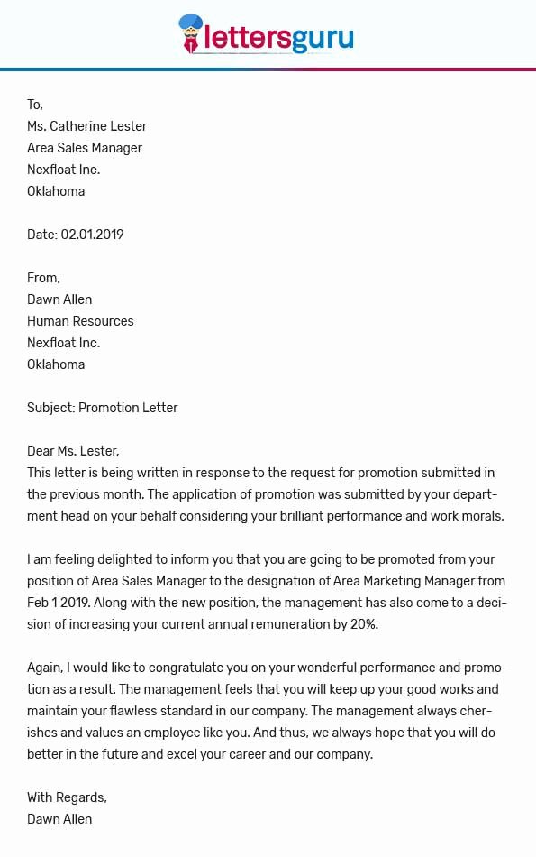 Promotion Announcement Samples Beautiful Finest Promotion Announcement Letter Samples with Tips