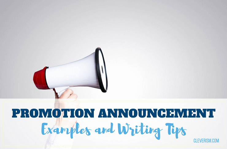 Promotion Announcement Samples Fresh Promotion Announcement Examples and Writing Tips