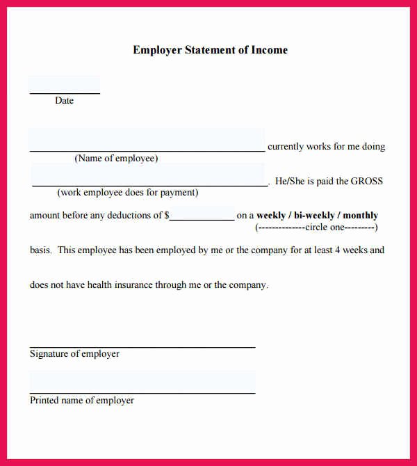 Proof No Income Letter Sample Awesome Proof Of In E Letter Sample