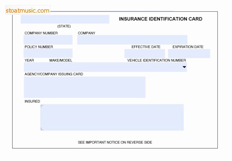 Proof Of Car Insurance Template Unique Proof Auto Insurance Template Free