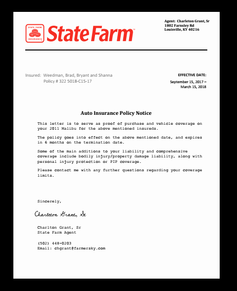 Proof Of Car Insurance Template Unique State Farm Work From Home Work Home Representative Jobs