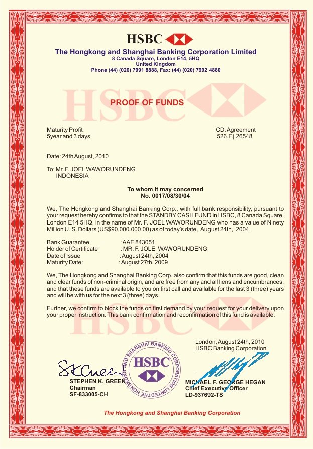 Proof Of Funds Letter Inspirational Fake E Mails the Documents E Mail 4 to Bank