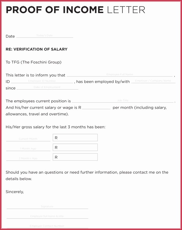 Proof Of No Income Letter Sample Inspirational Proof Of In E Letter 20 Samples formats In Pdf &amp; Word