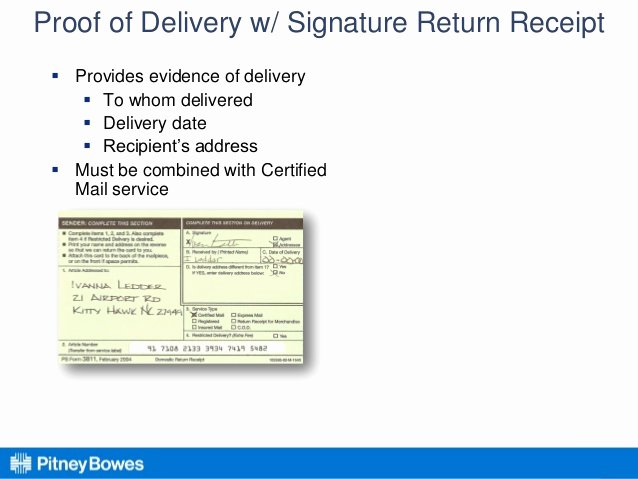 Proof Of Receipt Awesome Certified Return Receipts – Go Electronic to Cut Costs