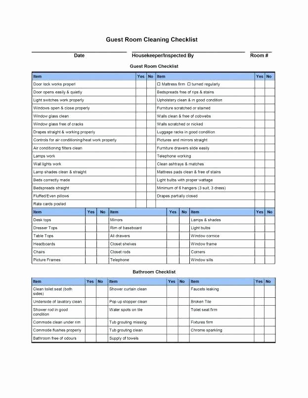 Property Management Maintenance Checklist Template Elegant Checklist Templates