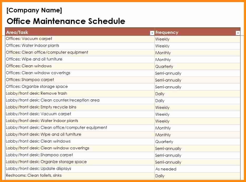 Property Management Maintenance Checklist Template Inspirational Building Maintenance Checklists – Emmamcintyrephotography