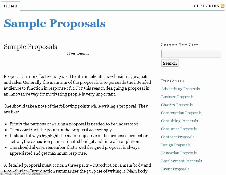 Proposal Email Sample New Resource to Write Proposals with Free Sample Proposal