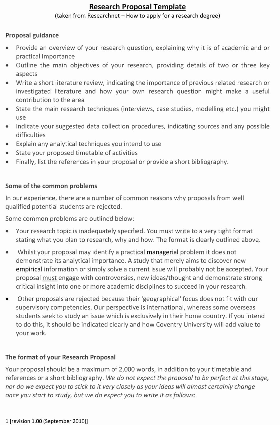 Proposal Outline Template Best Of Choose From 40 Research Proposal Templates &amp; Examples 100