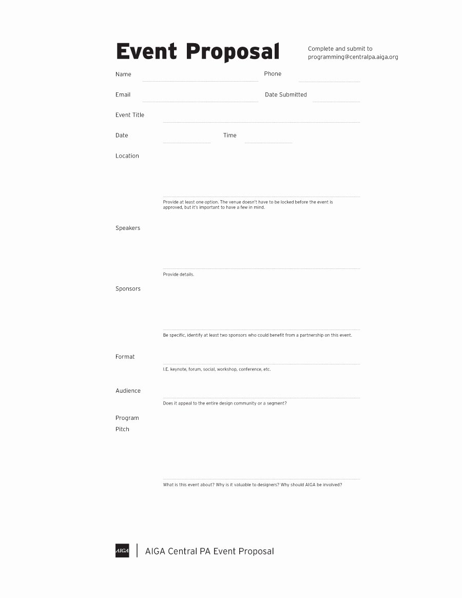 Proposal Outline Template Fresh 38 Best event Proposal Templates &amp; Free Examples