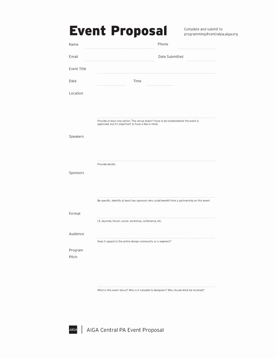 Proposal Outline Template Inspirational 38 Best event Proposal Templates &amp; Free Examples
