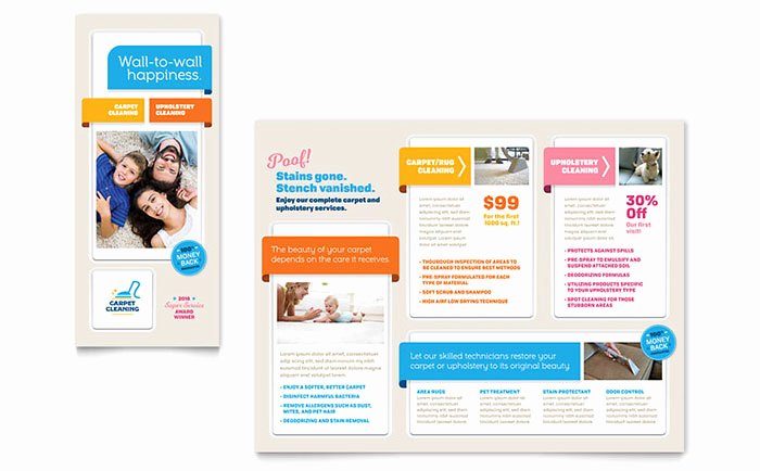 Prospectus Template Word Inspirational Carpet Cleaning Brochure Template Design