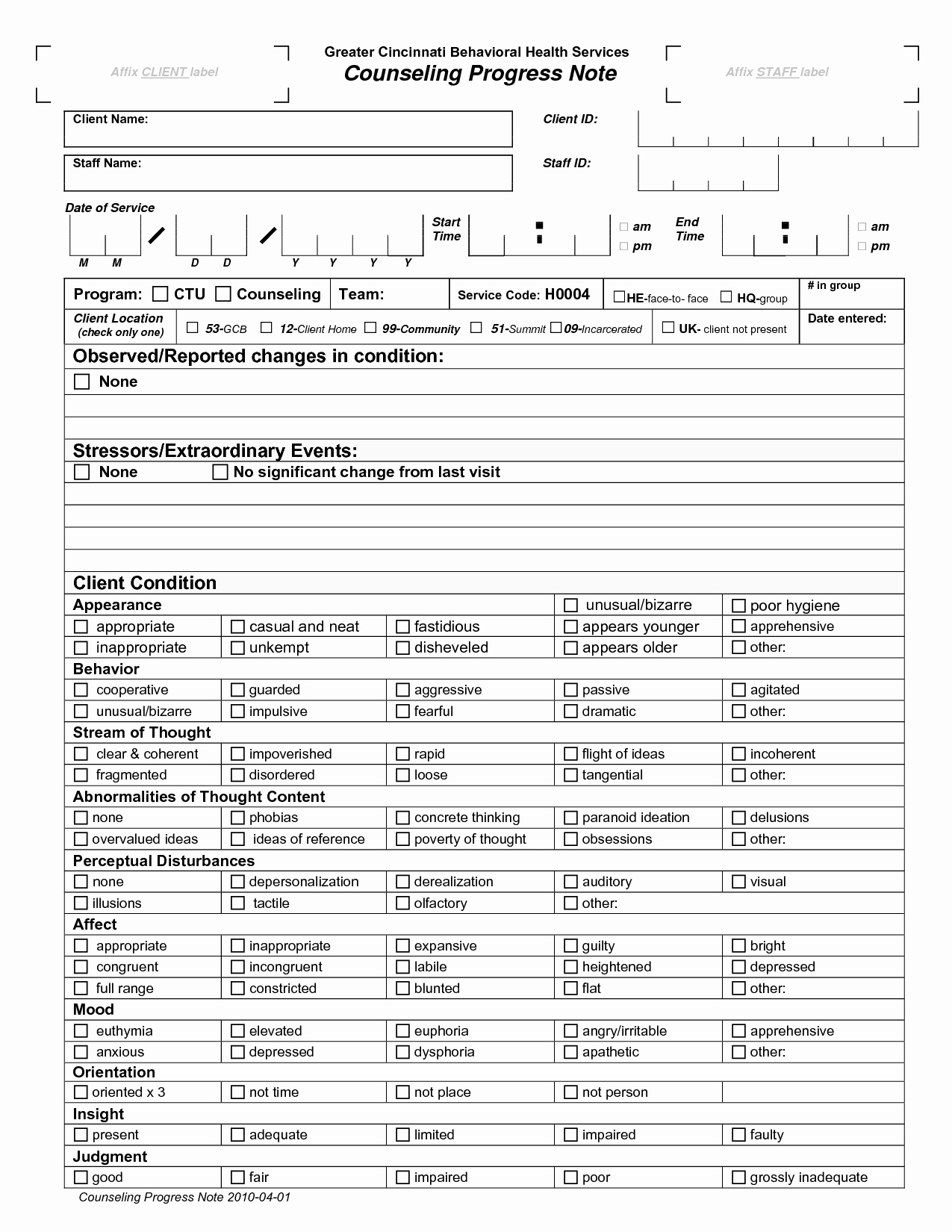 Psychiatric soap Note Example Luxury Mental Health Progress Note Lpc Main