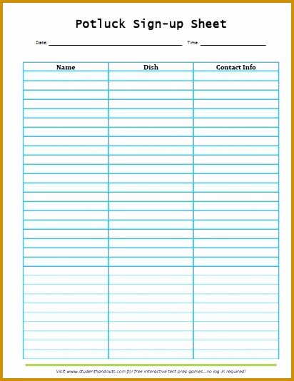 Pto Sign Up Sheet Template Awesome 7 Mittee Sign Up Sheet Template